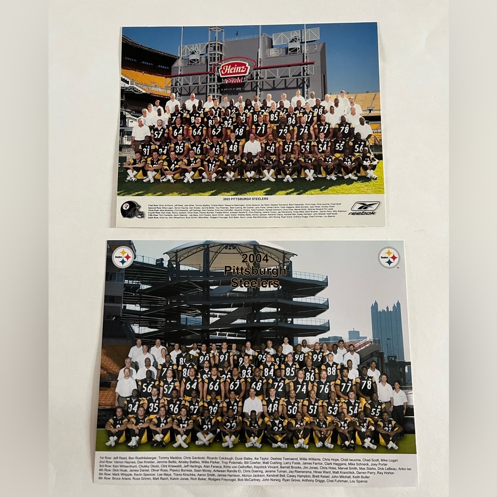 Pittsburgh Steelers Team Portrait / 2003 / 2004 / Reebok / NFL